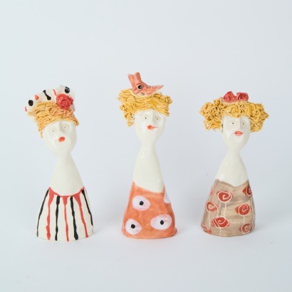 A Trio of Mandy Olson Figurines