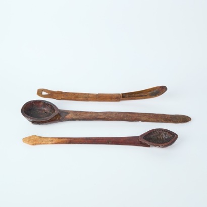 A Trio of Primitive Spoons
