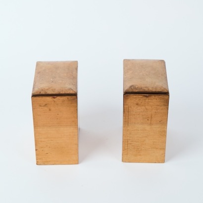 A Pair of Walnut Containers