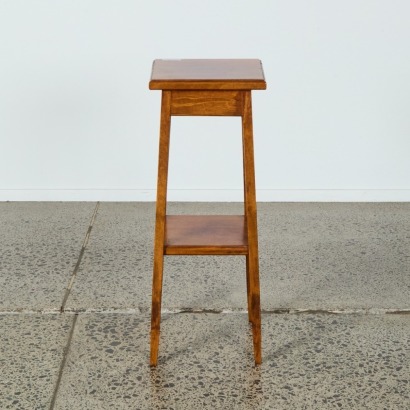 A Solid Wood Retro Plant Stand