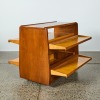 A Mid Century Double Sided Mobile Drinks Cabinet - 2
