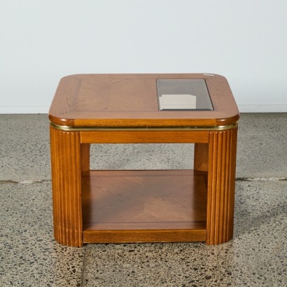 An Oak Mid-Century Side Table