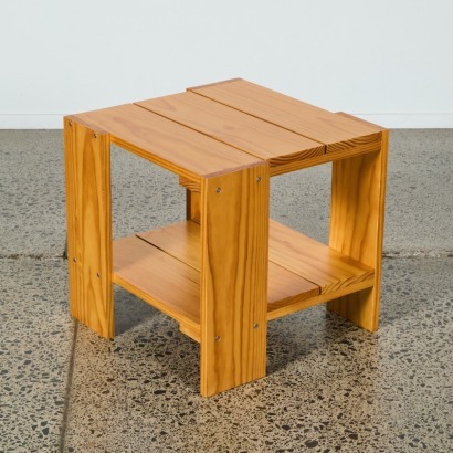 A Home Built Rietveld Crate Table