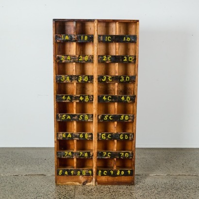 A Set of Vintage Workshop Shelves