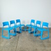 A Set of Six Tip Ton Chairs by Edward Barber and Jay Osgerby for Vitra