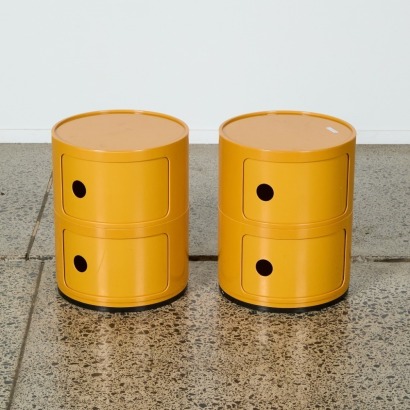 A Pair of Kartell Style Bedside Tables