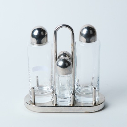 An Oil Vinegar Cruet Set by Ettore Sottsass for Alessi