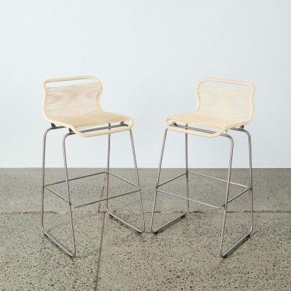 A Pair of One Stools by Verner Panton for Montana Mobler