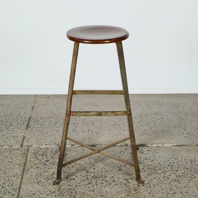 A Vintage Machinist Stool