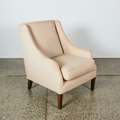 A Contemporary Donghia Silk Occasional Chair