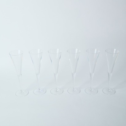 A Set of Six Villeroy & Boch Champagne Flutes