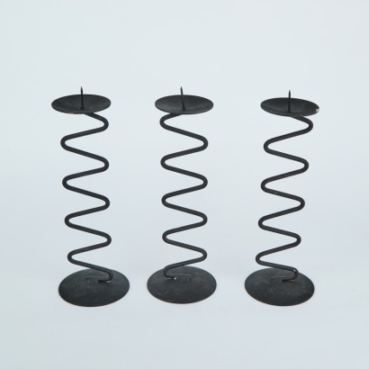 A Trio of Post Modern Style Candle Holders