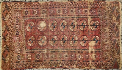 A Worn Turkish Rug