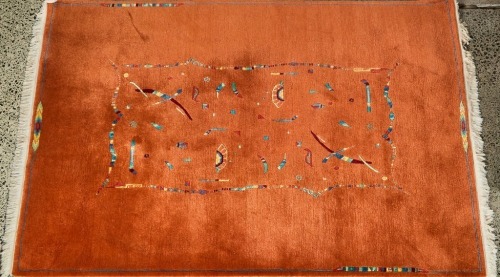 A Large Persian Gabbeh Zagres Rug