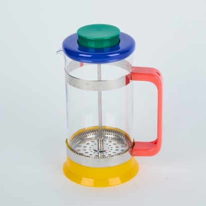 A Rare Vintage Pyrex Multi Coloured French Press, c. 1980s