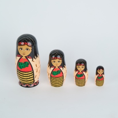 A Kiwiana Russian Nesting Doll Set