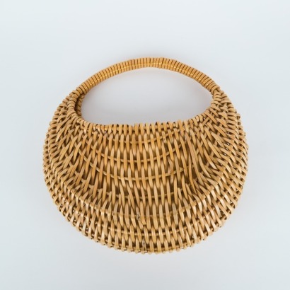 A Vintage Woven Banana Basket
