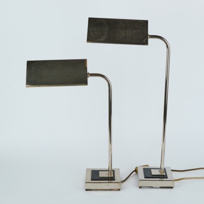 A Pair of Pharmacy Desk Lamps
