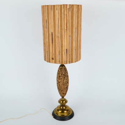 A Mid-Century Cork Based Lamp