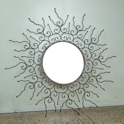 A Metal Framed Mirror