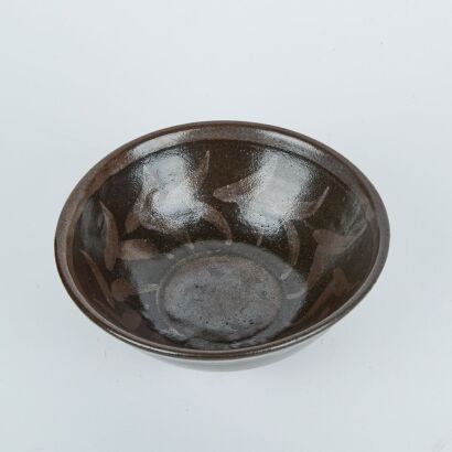 A Mirek Smisek Bowl with Geometric Arrow Pattern