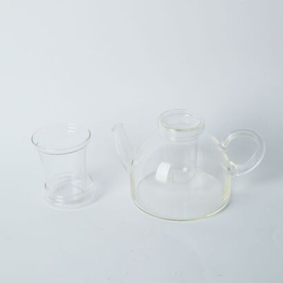 A Danish Borosilicate Teapot