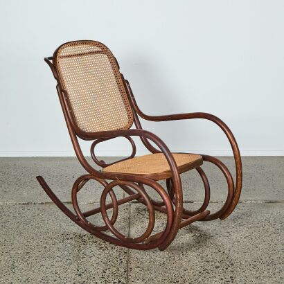 A Thonet Style Rocker Chair