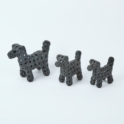 A Trio of Dogs Made From Inner Tubes