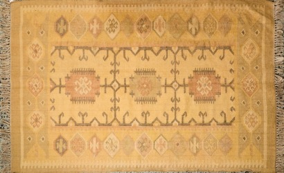 A Contemporary Turkish Kilim in Ochre