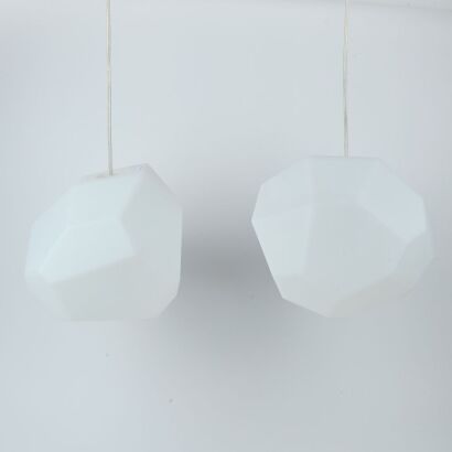 A Pair of Koray Ozgen Asteroid Pendant Lights