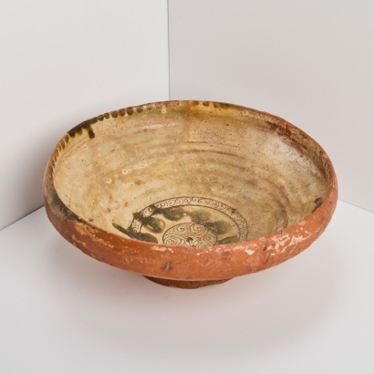 A Sgraffito Earthenware Bowl, Byzantine Empire