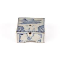 A Small Korean Porcelain Changwa Paekcha Water Dropper Mid-Choson Period