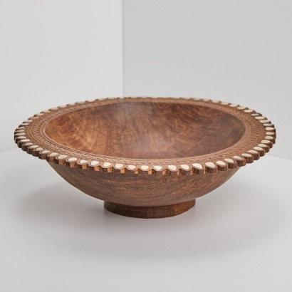 An Inlaid Shell Bowl, Trobriand islands, Papua New Guinea