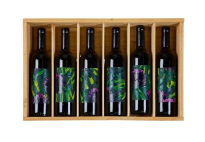 KARL MAUGHAN untitled (Six Bottles of Karl Maughan Cristensen Estate Waiheke Island Merlot)