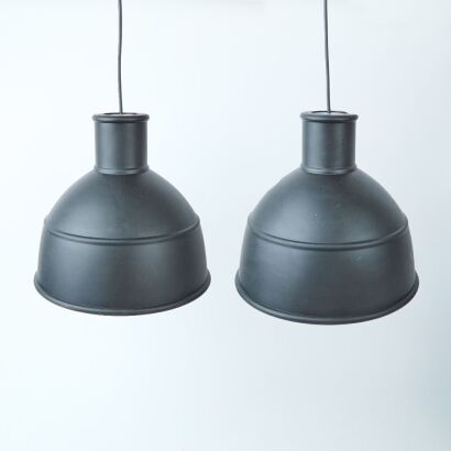 A Pair of Muuto Unfold Pendant Lights