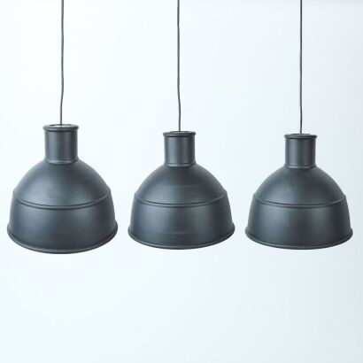 A Set of Three Muuto Unfold Pendant Lights