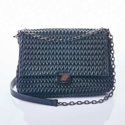 Emporio Armani, Black Flap Bag