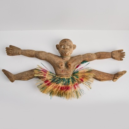 A Gable Carving in Human Form, Sepik River, Papua New Guinea