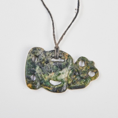 A Contemporary Hei Tiki Pendant