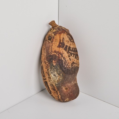 A Small Carved Boab Nut, Western Australia