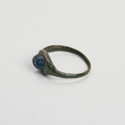 A Bronze Intaglio Ring, Ancient Rome