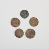 Five Bronze Coins, Ancient Rome
