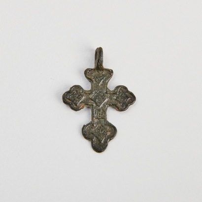 A Late Medieval Cross Pendant, Russia or Ancient Greek