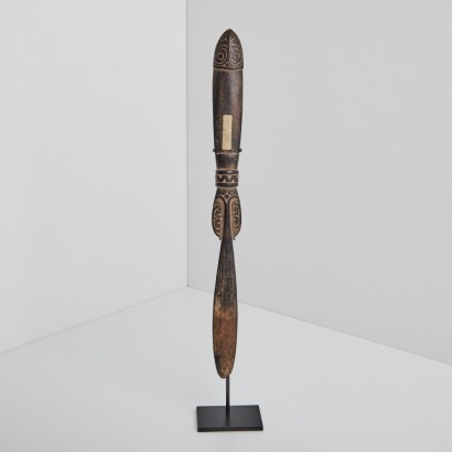 A Rare Clapper Spatula, Trobriand Islands, Papua New Guinea