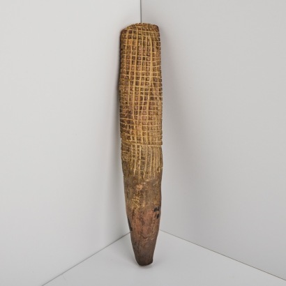 A Tapa Beater, Papua New Guinea