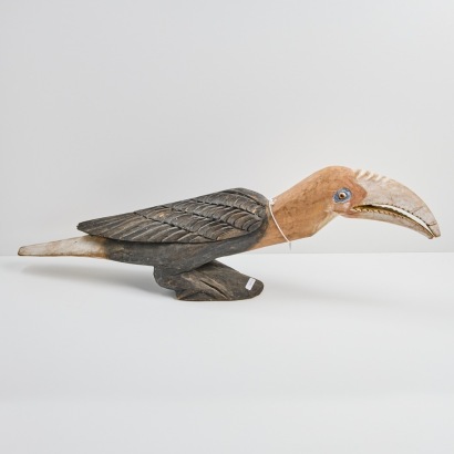 A Carving of a Hornbill, Papua New Guinea