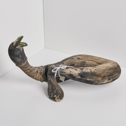 An Unusual Anthropomorphic Carving, Papua New Guinea
