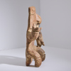A Quimbaya Pottery Seated Slab Figure, Colombia - 5