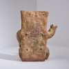 A Quimbaya Pottery Seated Slab Figure, Colombia - 6