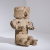 A Quimbaya Pottery Seated Slab Figure, Colombia - 2